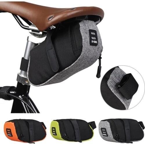 Nylon Bike Bags Bicycle Storage Saddle Bag MTB Road Bike Panniers Waterproof Seat Cycling Tail Rear Pouch Bike Accessories