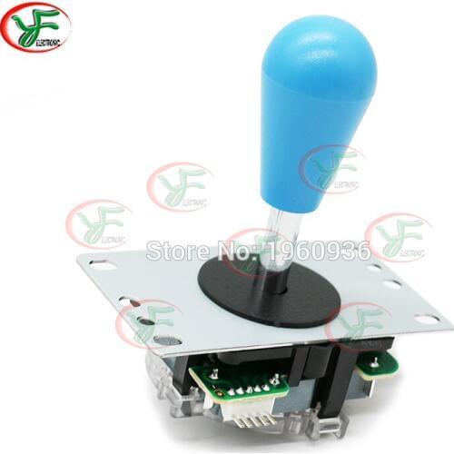 One pcs Sanwa Style Jjoystick Fighting Stick With 5pin pcb Board Micro Switch Oval Topball Square Restriction