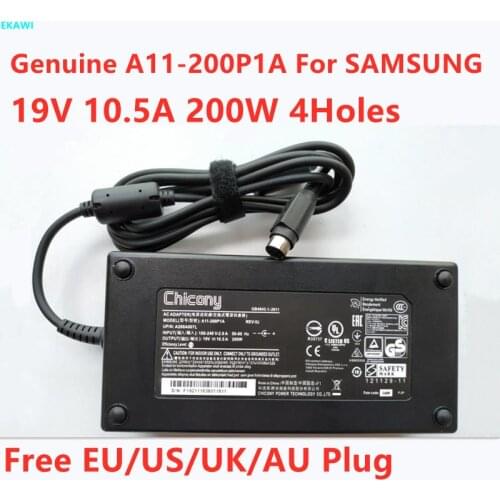 Genuine AD-20019 19V 10.5A 200W A11-200P1A AC Adapter For SAMSUNG 7 GAMER SERIES DP700A7D NP700G7A NP700G7C Power Supply Charger