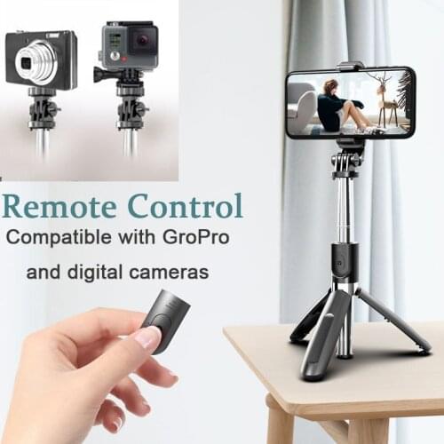 Extended Wireless Bluetooth Selfie Stick Tripod Beauty Fill Light Multifunctional LED Live Bracket GoPro/ Phone Selfie Stick