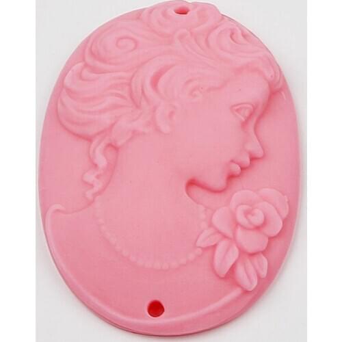 DIY Handmade Lady Head Portrait Fondant Cake Molds Silicone Soap Mold Kitchen Baking Tools