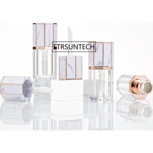 100pcs 5ml DIY Marble empty Lip Gloss Tubes Lipstick Lip Balm Plastic Travel Cosmetic Bottle Containers F3165
