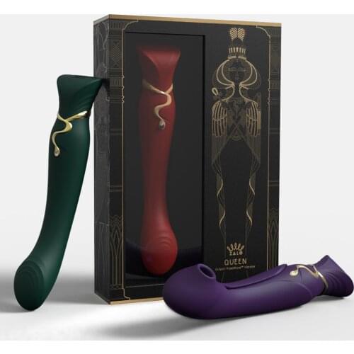ZALO Queen G point vibrator dildo silicone magic wand woman sex toy sucking clitoris stimulation vibrator mobile phone control