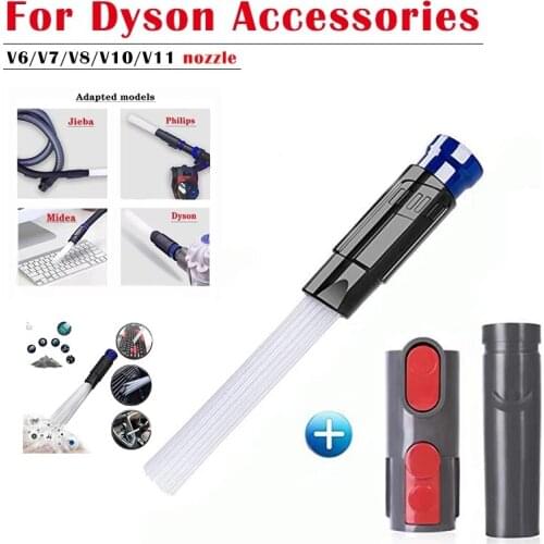 For Dyson V10 V11 vacuum cleaner Accessories V6 washing nozzle V7 V8 descaling brush head Conversion tube replacement parts