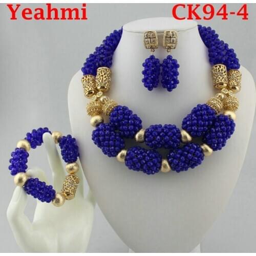 African Coral Beads Bridal Jewelry Set Dubai Gold Women Costume Party Jewelry Set Nigerian Wedding Jewelry Free Shipping CK94-1