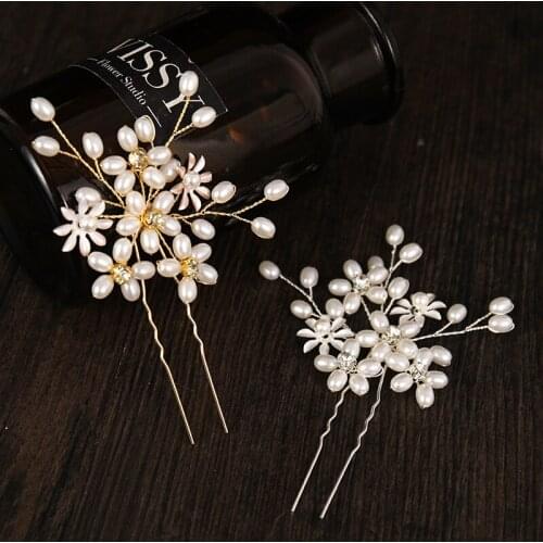 2021 bride antique pearl accessories hair accessories Han clothing hairpin hairpins and hair accessories