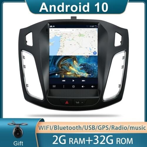 9.7 Inch Car Android 10 GPS Navigation Player for Ford Focus 3 Mk 3 2011 2012 2013 2014 2015 Auto Multimedia Radio Video Player