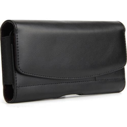 Glossy Grain Pu Leather Belt Clip Phone Case For iPhone 12 11 Pro X XR Xs Max 6 7 8 Plus Cover Holster