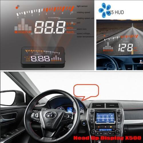 For Toyota Camry/Prius 2010-2019 Car OBD HUD Electronic Head Up Display Saft Driving Screen Projector Reflecting Windshield