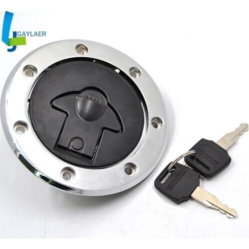 For Kawasaki KLE500 KLE400 KLE250 Anhelo ZXR750 ZXR400 ZZR400 ZZR600 ZX250 ZX900 Motorcycle Fuel Gas Tank Cap Lock Keys Aluminum