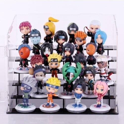 Anime Character Naruto Action Figures Kakashi Sakura Sasuke Itachi Obito Gaara Doll Vinyl PVC Model Ornaments Toys
