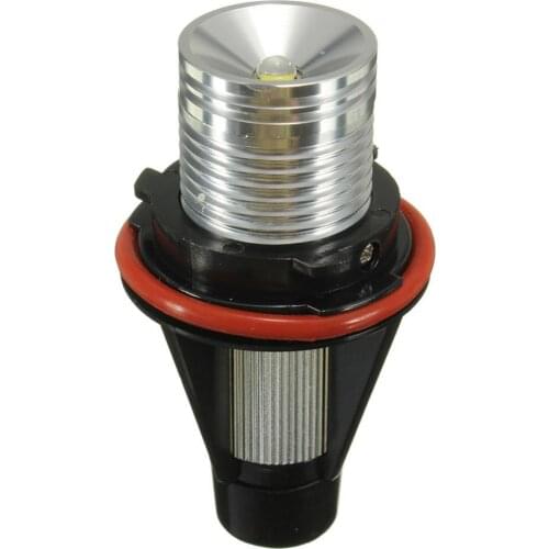 Hot Sale 60%2Pcs 10W Angel Eyes White Halo LED Light Bulbs for BMW E39 E53 E60 E63 E64 E65 Automotive Exterior Decorative Lights