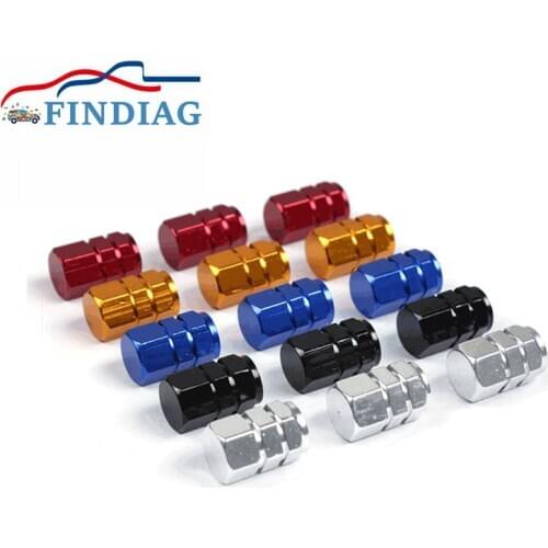 Chrome Aluminum Car Wheel Tires Valves Caps Stem Caps Protection Valve Cover Tyre Rim Caps Waterproof & Dustproof Easy Install