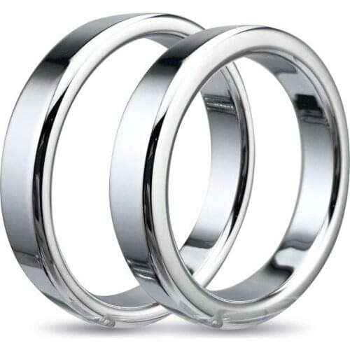 Big Size Penis Rings Male Masturbators Chastity Cockring Adult Sex Toys For Men Time Delay Metal Penis Ring Bdsm Dick Scrotum