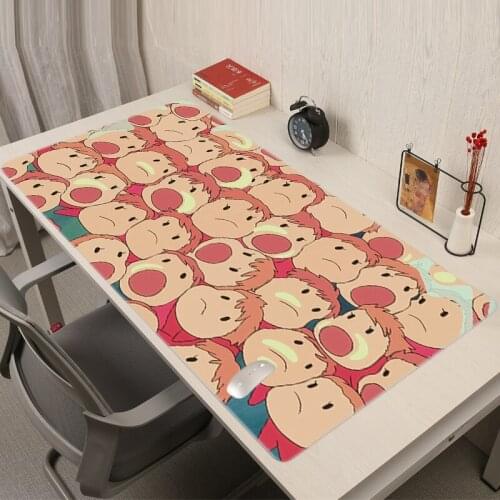Ponyo on the Cliff Mousepad Desk Pad Gamer Mouse Mause Kawaii Accessories Pads Gaming Mat PC Cabinet Hot Large Girl Keyboard Xxl