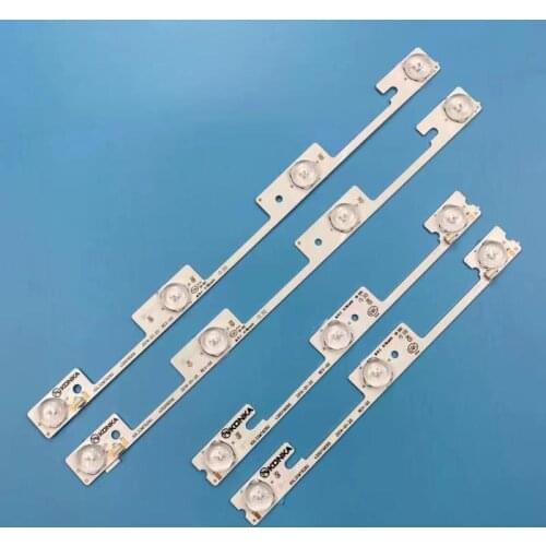 KIT (4pcs) 32" TV LED Strip For konka 32L2400 KDL32MT626U 35019055 35019056