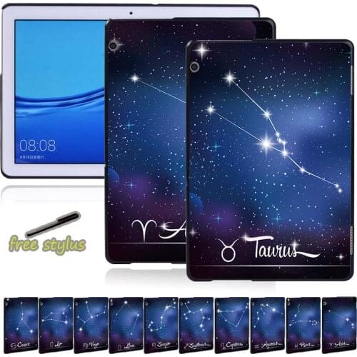 Tablet Case For Huawei MediaPad T3 8.0 8 Inch/T3 10 9.6 Inch/T5 10 10.1 Inch Anti-fall Hemming Tablet Case + Free Stylus