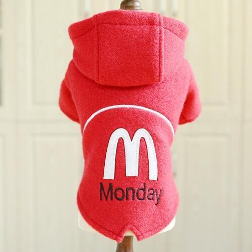 PETCIRCLE Dog Four-legged Clothes Teddy Pomeranian Schnauzer Autumn And Winter Thick Sweater Dog Tuxedo Coat