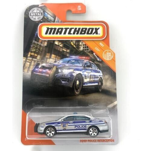 FORD POLICE INTERCEPTOR Matchbox Cars 1:64 Car Metal Diecast Alloy Model Car Toy Vehicles