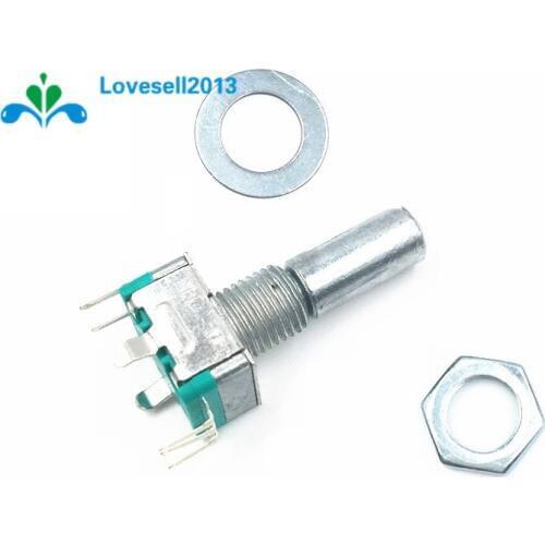 2Pcs Rotary Encoder Switch EC11 Audio Digital Potentiometer With Handle Length 20mm