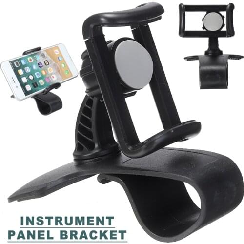 360 Degrees Adjustable GPS Car Clip Holder Compatible For Universal Cell Phone Holder In Car GPS Dashboard Stand