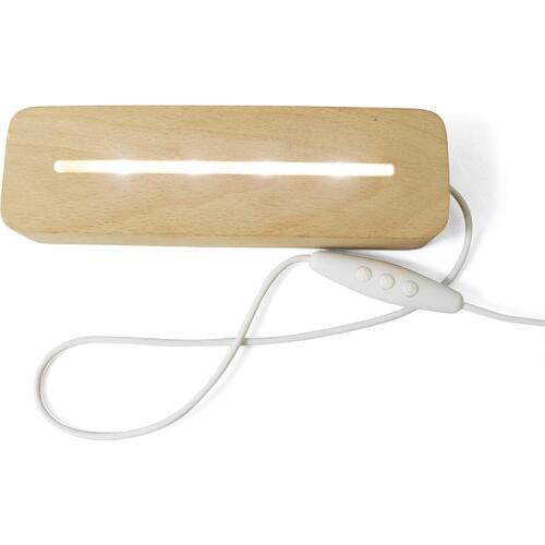 Factory Outlet Night Light Wood Base 6mm Acrylic Switch For Lamp