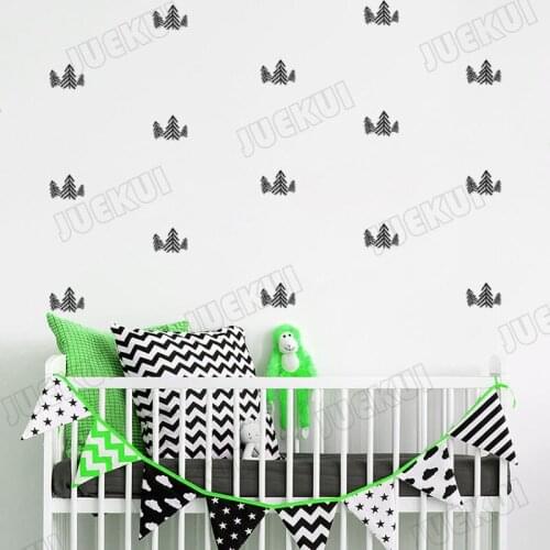 Grove Pattern Removable Wall Stickers for Kids Room Art Decoration for Home Vinyl Wall Decals Bedroom Nursery Poster TA349