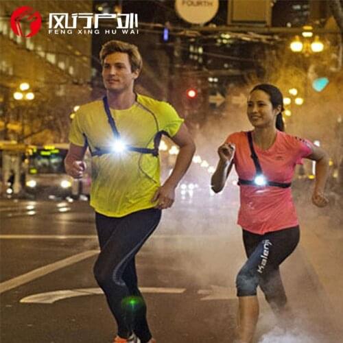 Led Q5 Charging Running Light Chest Light Night Running Light Warning Light USB Ultra-Light Long Battery Life