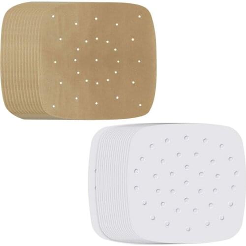 Heat-Resistant Non-stick Parchment Baking Cooking Paper Sheets Liners with Holes for Air Fryer Cake Pan cooking gadgets