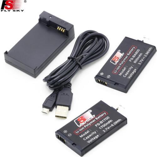 Flysky FS-BC101 Lipo USB Charger with FS-B1700 FS-BA800 3.7v 800mah 1700mah For Flysky FS-GT3C GT2B IT4 FS-I10 Transmitter