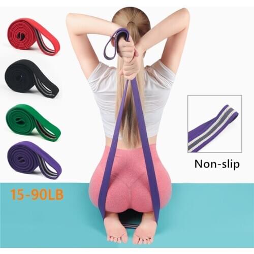 1Pcs Portable Stretch Resistance Yoga Band Home Gym Training Pitales Belt Latin Dance Tape