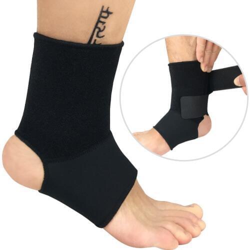 1pc Ankle Support Solid Color Neoprene Compression Foot Sleeve Heel Cover Protective Wrap Men Sport Ankle Support1