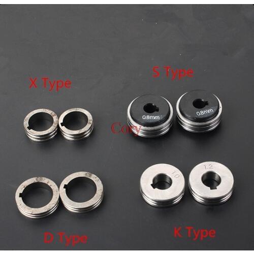 1PC MIG Welding Machine Wire Feeding Roll Knurl Groove for 0.8-1.0mm 1.0-1.2mm 1.2-1.2mm 1.2-1.6mm Steel Aluminum Flux Cord