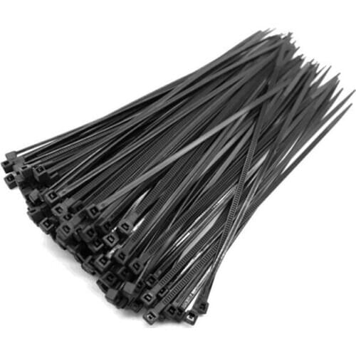 1000Pcs/pack 3*150mm/100/120/200 width 1.8mm Black color Self-locking Plastic Nylon Cable Ties,Wire Zip Tie 4*200 width 2.5mm