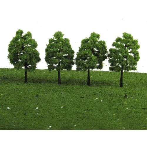 120 Packs Green Railway Model Trees 1/100 OO Scale Landscape Scenery