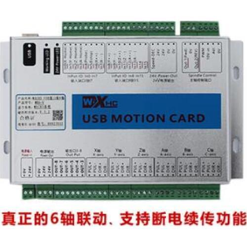6Axis USB CNC Mach3 Controller Card Interface Breakout Board newest type