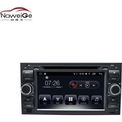 NaweiGe 6.5Inch T30 Android Octa core 8.1 2+32GB Car dvd for Ford Focus 2005-2007 Autoradio GPS Navigation Car Multimedia Player
