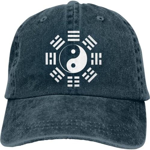 Yin Yang Martial Arts Chinese WHITE On BLACK Baseball Cap Men Fire Force Tamaki Anime Caps colors Women Summer Snapback Caps