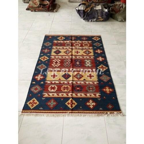 Free shipping 4'x6' kilim carpets,hand knotted woolen Kelim rugs, Pakistan Turkish area rug
