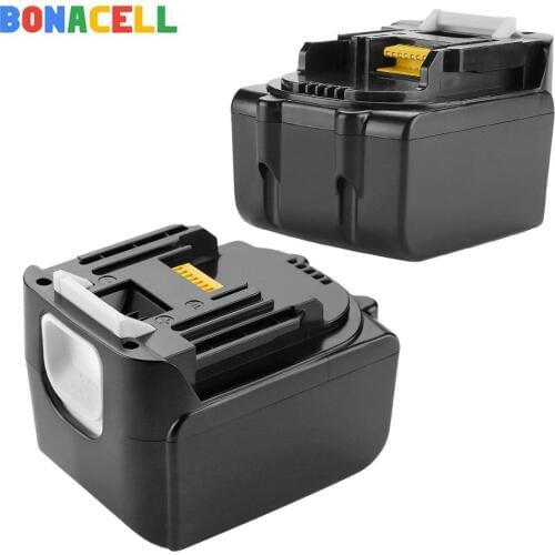 Bonacell 14,4 V 6000mAh Li-Ion Battery For MAKITA BL1430 BL1415 194066-1 194065-3 194559 -8 MAK1430Li, MET1821 Tools Batteries