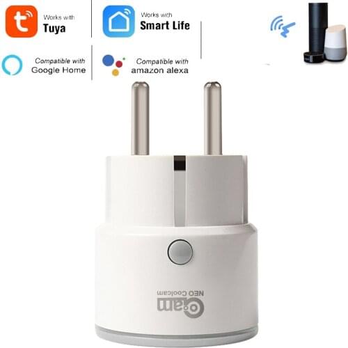 NEO Coolcam Smart Plug Wifi Tuya Support Alexa Google Home Remote Control Switch Mini Socket Outlet with Timing Function