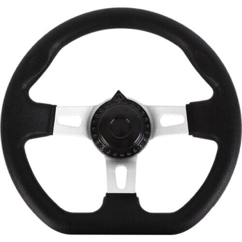 New 270mm Universal Steering Wheel for Go Kart 110CC Replacement Accessories PU