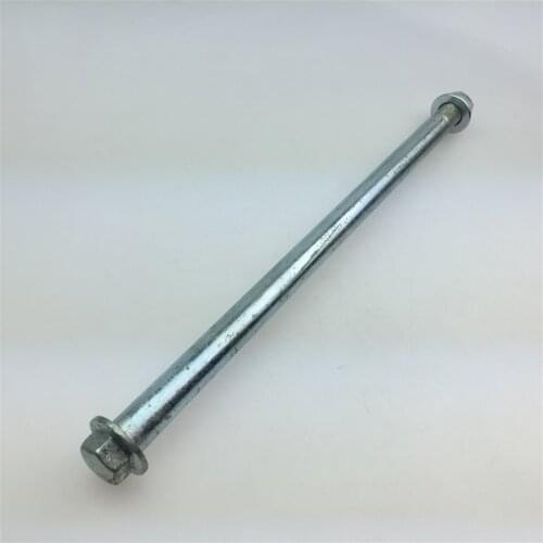 For 12MM Motorcycle Electric Vehicle Battery Scooter Front Axle Axle/M10 Axle/Rear Flat Fork Axle Hub Axle 15MM Electric Vehicle