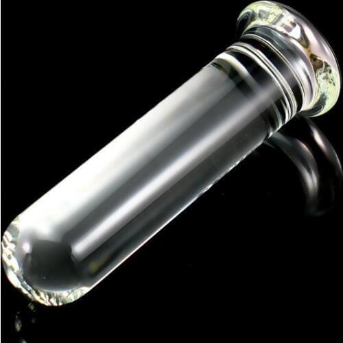 16.9*4cm Crylinder Glass Dildo Big Huge Lage Glassware Penis Crystal Anal Plug Women Sex Toys G spot Stimulator Pleasure Wand