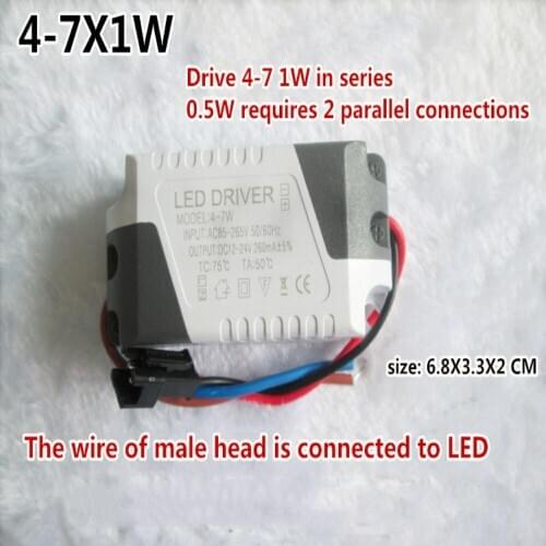 LED driver power transformer 4-7X1W constant current isolation IC downlight spotlight ballast