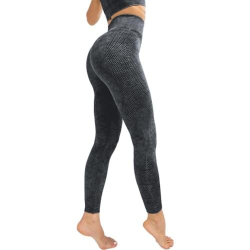 Leggings Women High Waist Yo-Ga Pants Running Yoga Leggings Elastic Fit Gym Fitness Tights Sports Leggings Pantalones De Mujer