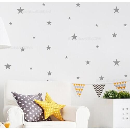 110 pc/set Little Stars Stickers For Kids Room Baby Nursery Bedroom Children Home Decor Wall Decals Art Kids Wall Sticker LL2092