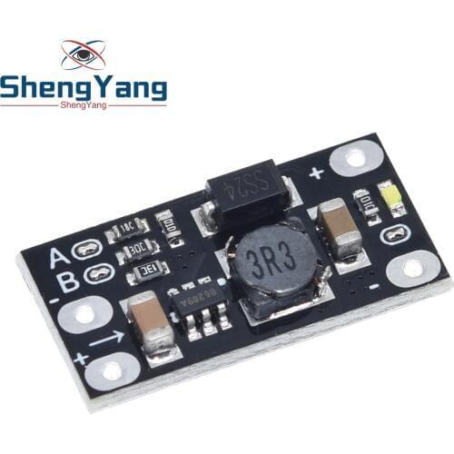 5pcs 1.5A Multi-function Mini Boost Module Step Up Board 5V 8V 9V 12V LED Indicator Diy Voltage Module 3.7V lithium battery