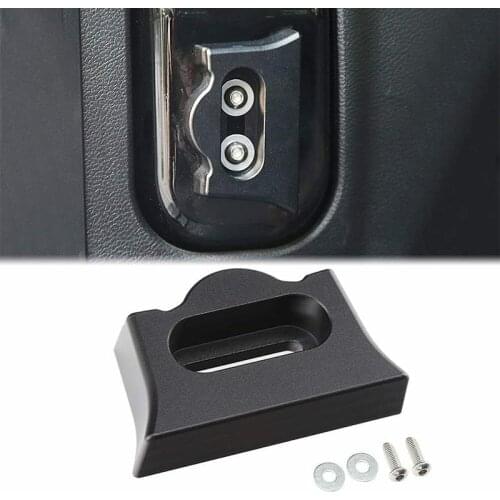 Car Tailgate Latch Stop Bumper for Jeep Wrangler JL JLU 2018-2020 Aluminum Alloy Stopper Screws Cover Protector Trim