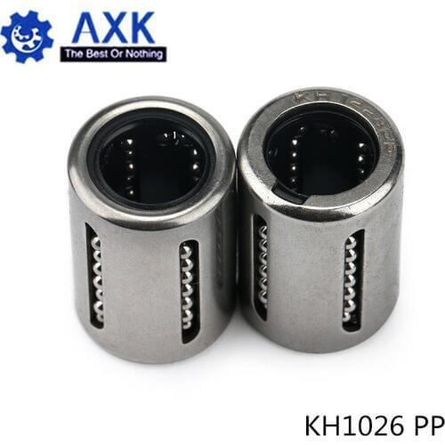 Free shipping 10pcs/lot KH1026PP linear ball bearing scramjet linear motion bearing linear guide rail rod round shaft CNC XYZ